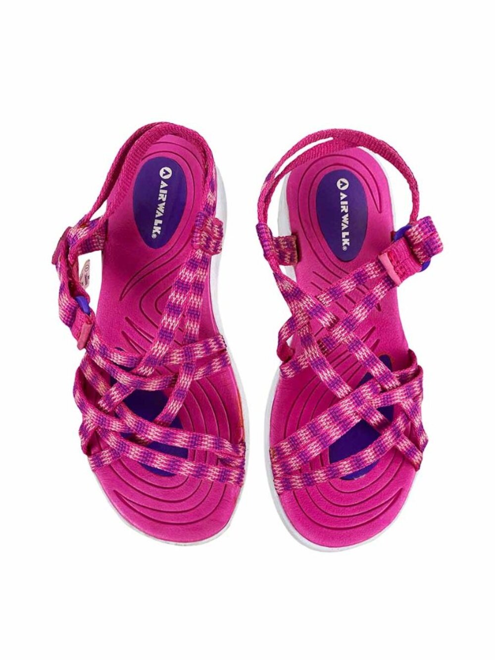 Airwalk Girls Pink Strappy Sandals Size 2